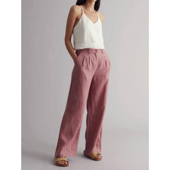 Komodo Stevie Organic Linen Blend Tee Egg Yoke main image 0